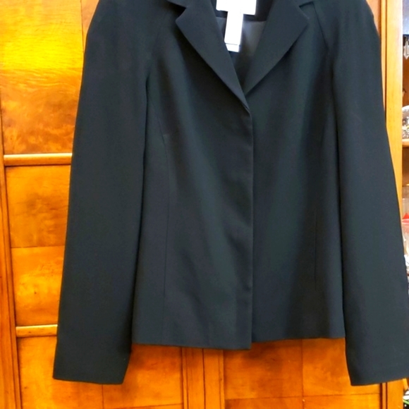 Liz Claiborne Collection Blazer/Jacket BLK SZ 10¹ - Picture 4 of 8